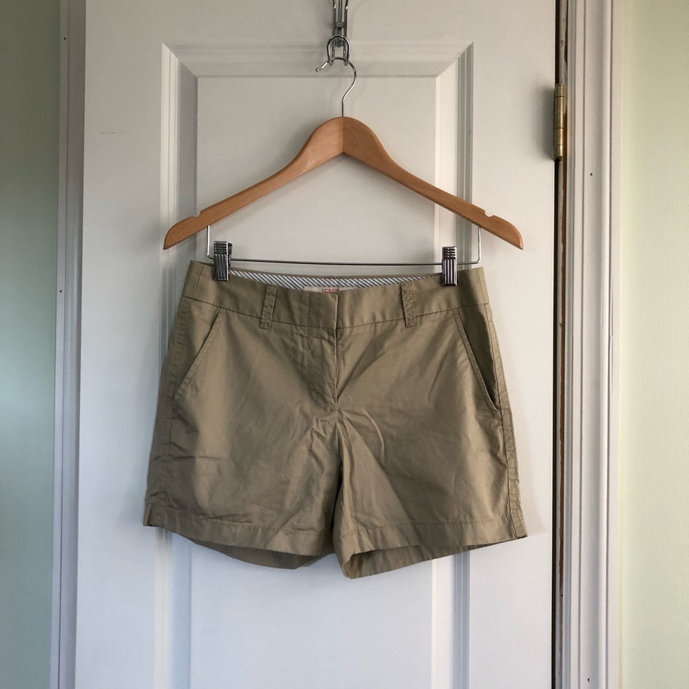 J. Crew Womens Chino Shorts Size 0